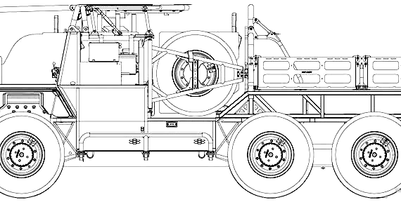 Truck Supacat HMT 600 - drawings, dimensions, figures
