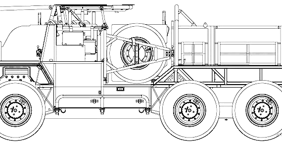 Truck Supacat HMT Extenda - drawings, dimensions, pictures