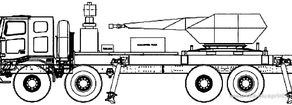 Tata 8x8 truck (2010) - drawings, dimensions, figures