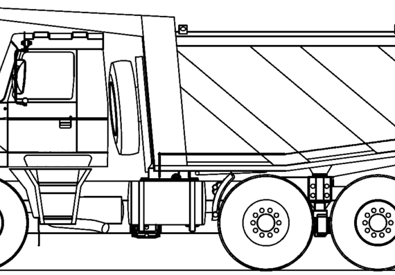 Tatra Jamal truck (2014) - drawings, dimensions, pictures