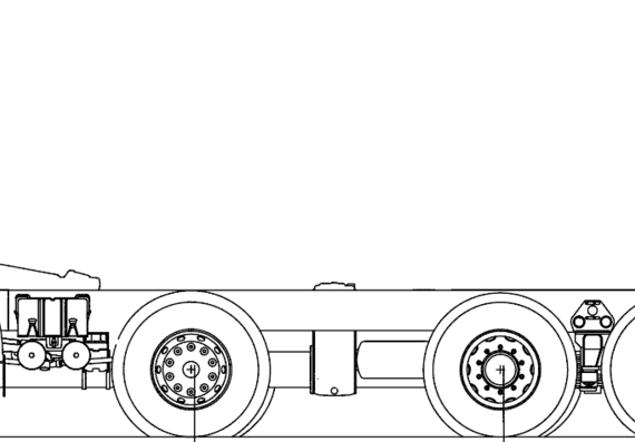 Грузовик Tatra T158-8P3R43.231 2 8x8 (2014) - чертежи, габариты, рисунки