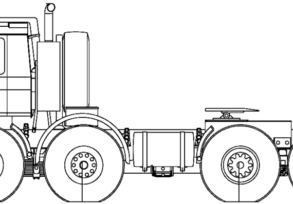 Tatra T815-29ON9T 8x8 truck (2007) - drawings, dimensions, figures