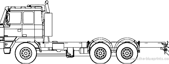 Грузовик Tatra T815-2x0R35 (2007) - чертежи, габариты, рисунки