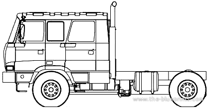 Tatra T815-2x0R55 truck (2007) - drawings, dimensions, figures