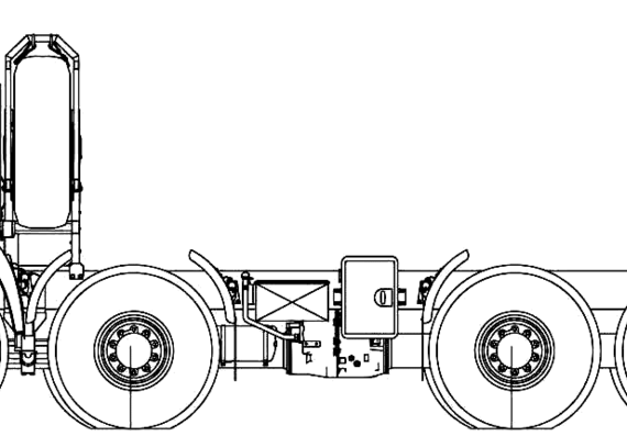 Tatra T815-6MOR87 8x8 truck (2007) - drawings, dimensions, pictures