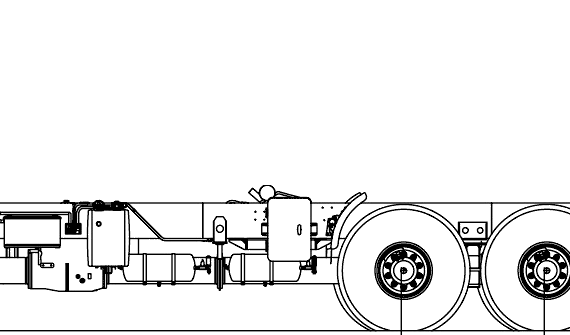 Tatra T815-6MWR8T 45 324 12x12 truck (2014) - drawings, dimensions, figures