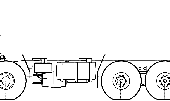 Грузовик Tatra T815-6ZVR8T 10x10 (2007) - чертежи, габариты, рисунки