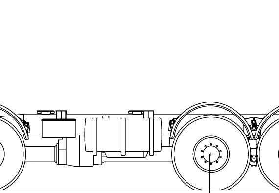 Tatra T815-6ZVR8T 43 400 8x8 truck (2014) - drawings, dimensions, figures