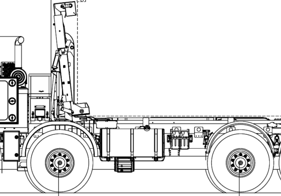 Грузовик Tatra T815-790R99 38 300 8x8 (2014) - чертежи, габариты, рисунки