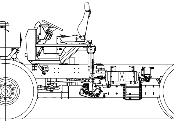 Грузовик Tatra T815-790RK9 19 300 4x4 (2014) - чертежи, габариты, рисунки