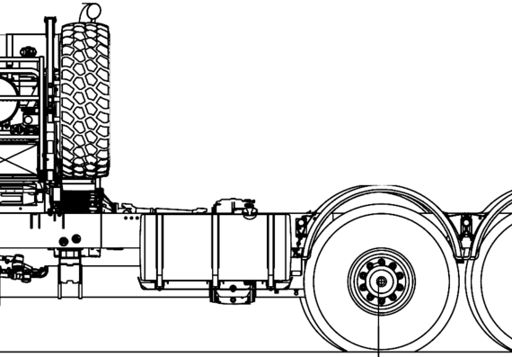 Грузовик Tatra T815-7M0R39 29 306 6x6 (2014) - чертежи, габариты, рисунки