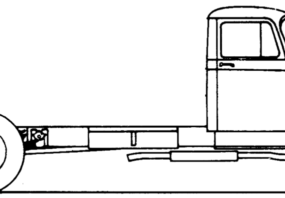 Truck Toyota 8000 6ton (1967) - drawings, dimensions, pictures