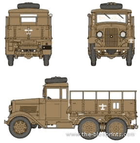 Toyota Type 94 Truck Hard Top - drawings, dimensions, pictures
