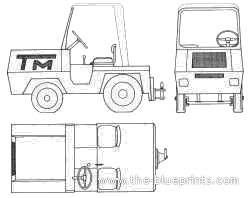 Tracma TD 1500 truck - drawings, dimensions, figures