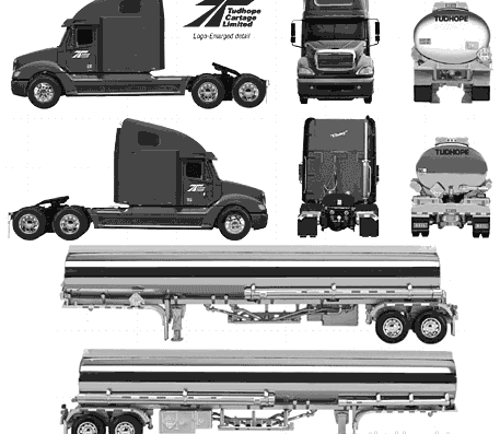 Truck Tudhope Cartage - drawings, dimensions, pictures