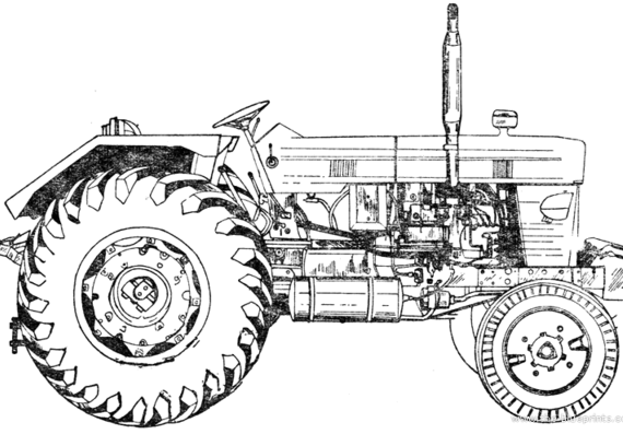 Truck UTB U-800 - drawings, dimensions, figures