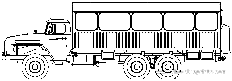 Грузовик Ural-3255-41 (2008) - чертежи, габариты, рисунки