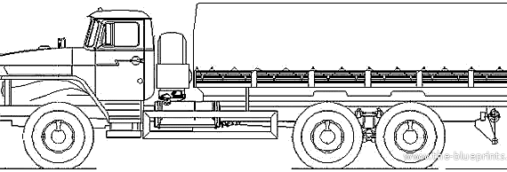 Грузовик Ural-4320-0911-40 (2008) - чертежи, габариты, рисунки