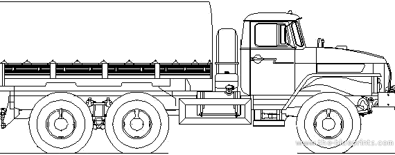 Truck Ural-4320-10 (2008) - drawings, dimensions, pictures