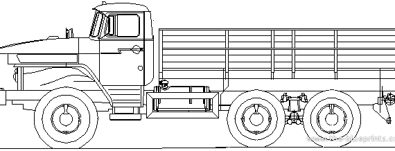 Truck Ural-43202-10 (2008) - drawings, dimensions, pictures