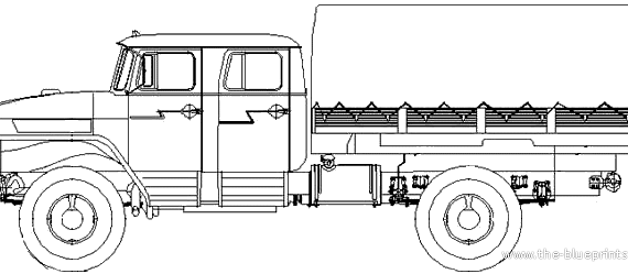 Truck Ural-43206-0551 (2008) - drawings, dimensions, figures