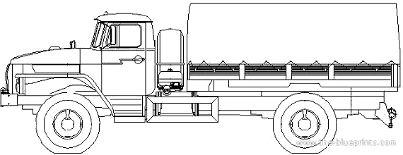 Truck Ural-43206 (2008) - drawings, dimensions, pictures