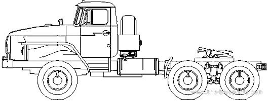 Truck Ural-44202-0311-31 (2008) - drawings, dimensions, figures