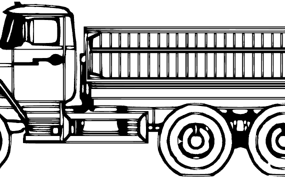 Truck Ural-5557 - drawings, dimensions, figures
