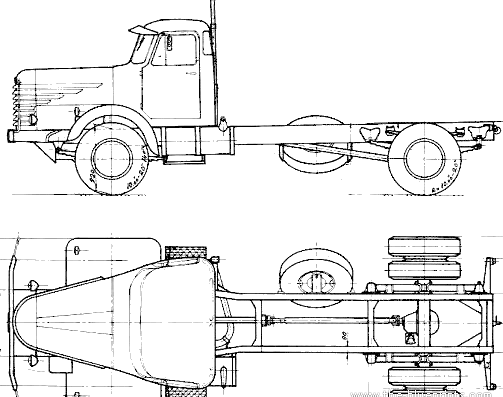 Vanaja A2-47-4300 truck (1964) - drawings, dimensions, pictures