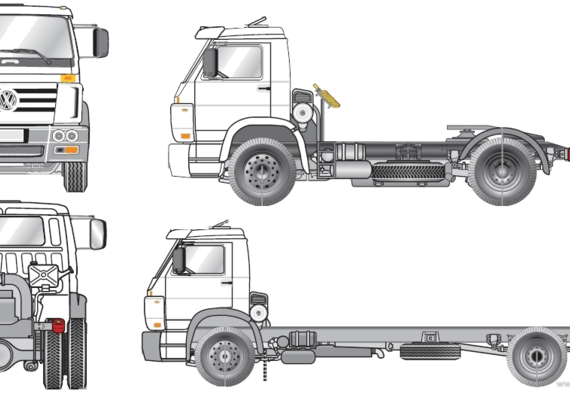 Volkswagen Worker truck 17.220 E (2012) - drawings, dimensions, pictures
