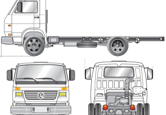 Volkswagen Worker 9.150 E truck (2012) - drawings, dimensions, pictures