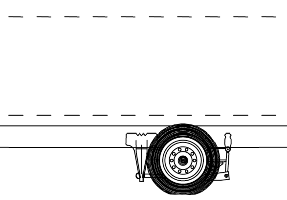 Volvo FL6 truck - drawings, dimensions, figures