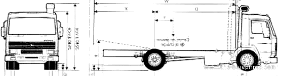 Volvo FL7F 14-19ton Truck (1988) - drawings, dimensions, pictures