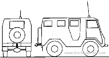Volvo L3314 HT truck - drawings, dimensions, figures