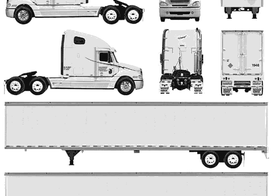 Warren Gibson Limited truck - drawings, dimensions, pictures