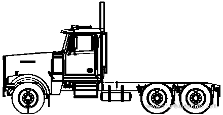 Western Star 4900EX truck (2005) - drawings, dimensions, pictures