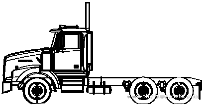 Western Star 4900SA truck (2005) - drawings, dimensions, pictures
