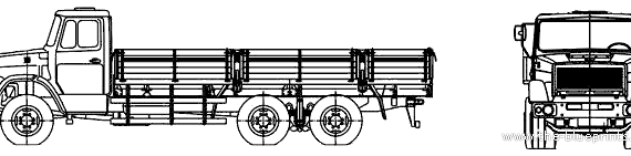 Truck ZiL-6309N0 Side-boards (2006) - drawings, dimensions, pictures