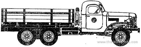 Truck ZiS-151 - drawings, dimensions, pictures