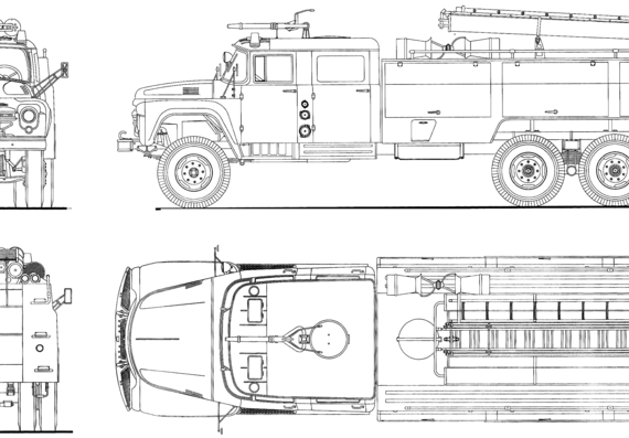 Zil truck - drawings, dimensions, pictures