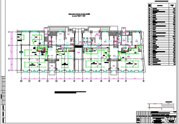 Reconstruction of a residential building at the address: Moscow, Gogolevsky Boulevard, vlad. 29, page 1 Rooms without specific technology. Electric lighting