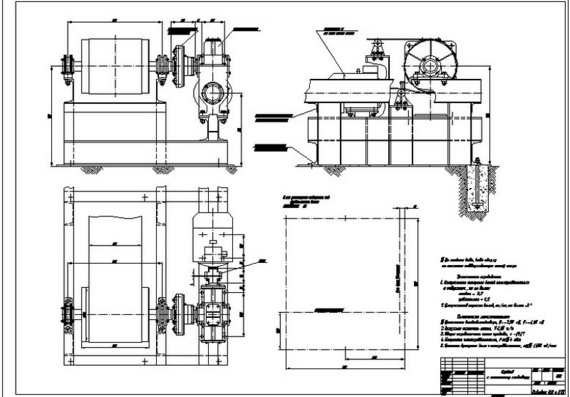 Belt Conveyor Drive - Drawings, Diagrams