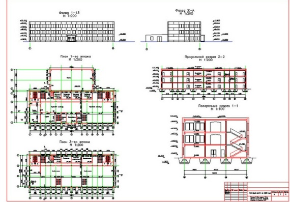 3-storey shopping center project for 2300sq m - Ar