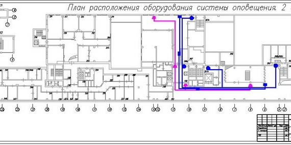 NIIpolygraphmash at: Moscow, st. Trade Union, Automatic fire alarm and warning system