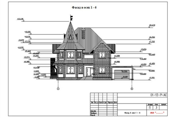 Country house - architectural and construction part