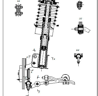 VAZ-2108 front suspension