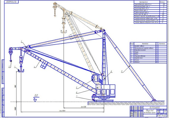 Mast Crane Calculation - DBE, Drawings