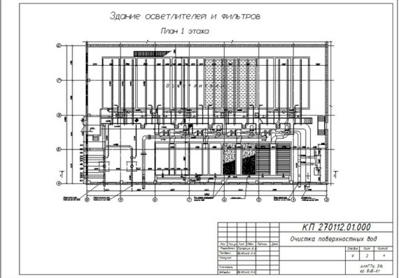 Treatment Plant Calculation - DBE, Drawings