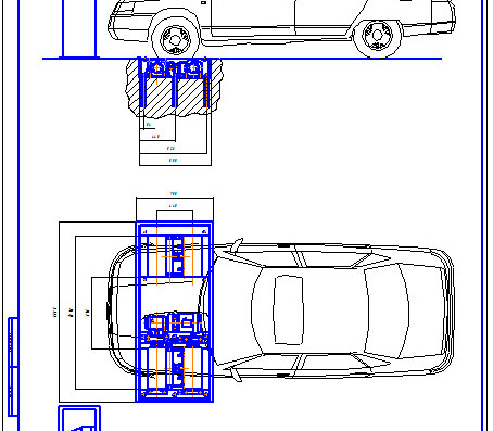 Development of brake bench - PU, Drawings