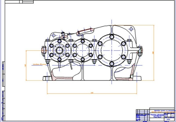 Calculation of two-stage cylindrical  reduction gear box